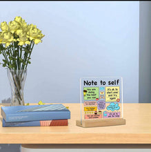 Load image into Gallery viewer, Self-love reminder desk card - (S314)