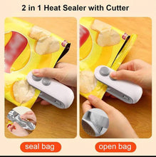 Load image into Gallery viewer, 2-in-1 Mini Heat Sealer with Cutter - (S278)