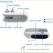 Load image into Gallery viewer, 2-in-1 Mini Heat Sealer with Cutter - (S278)
