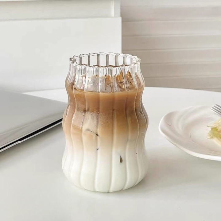 Modern Glass Cup - (S214)