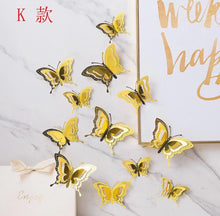 Load image into Gallery viewer, 3D Butterfly Wall Stickers - (S39)
