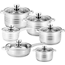Load image into Gallery viewer, stainless steel cookware set - (S250)
