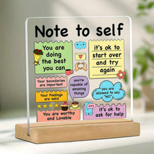 Load image into Gallery viewer, Self-love reminder desk card - (S314)
