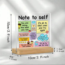 Load image into Gallery viewer, Self-love reminder desk card - (S314)
