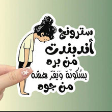 Load image into Gallery viewer, Funny Arabic Stickers - (S325)
