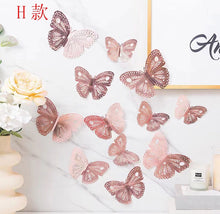 Load image into Gallery viewer, 3D Butterfly Wall Stickers - (S39)
