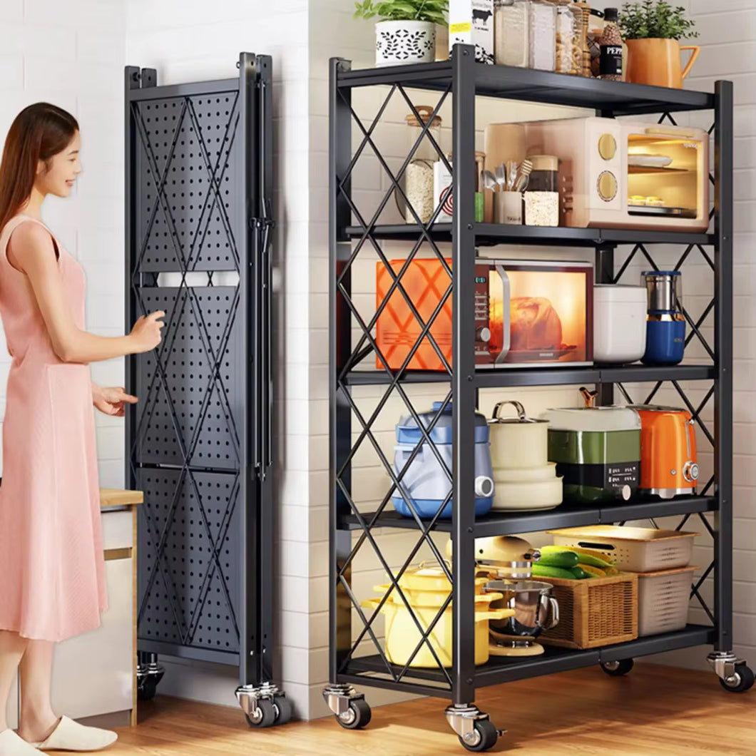 Multi-tier foldable storage rack - (S254)