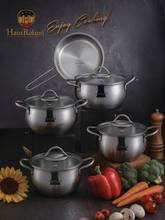 Load image into Gallery viewer, stainless steel cookware set - (S249)
