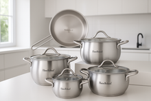 Load image into Gallery viewer, stainless steel cookware set - (S249)
