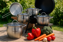 Load image into Gallery viewer, stainless steel cookware set - (S249)
