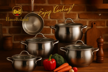 Load image into Gallery viewer, stainless steel cookware set - (S249)
