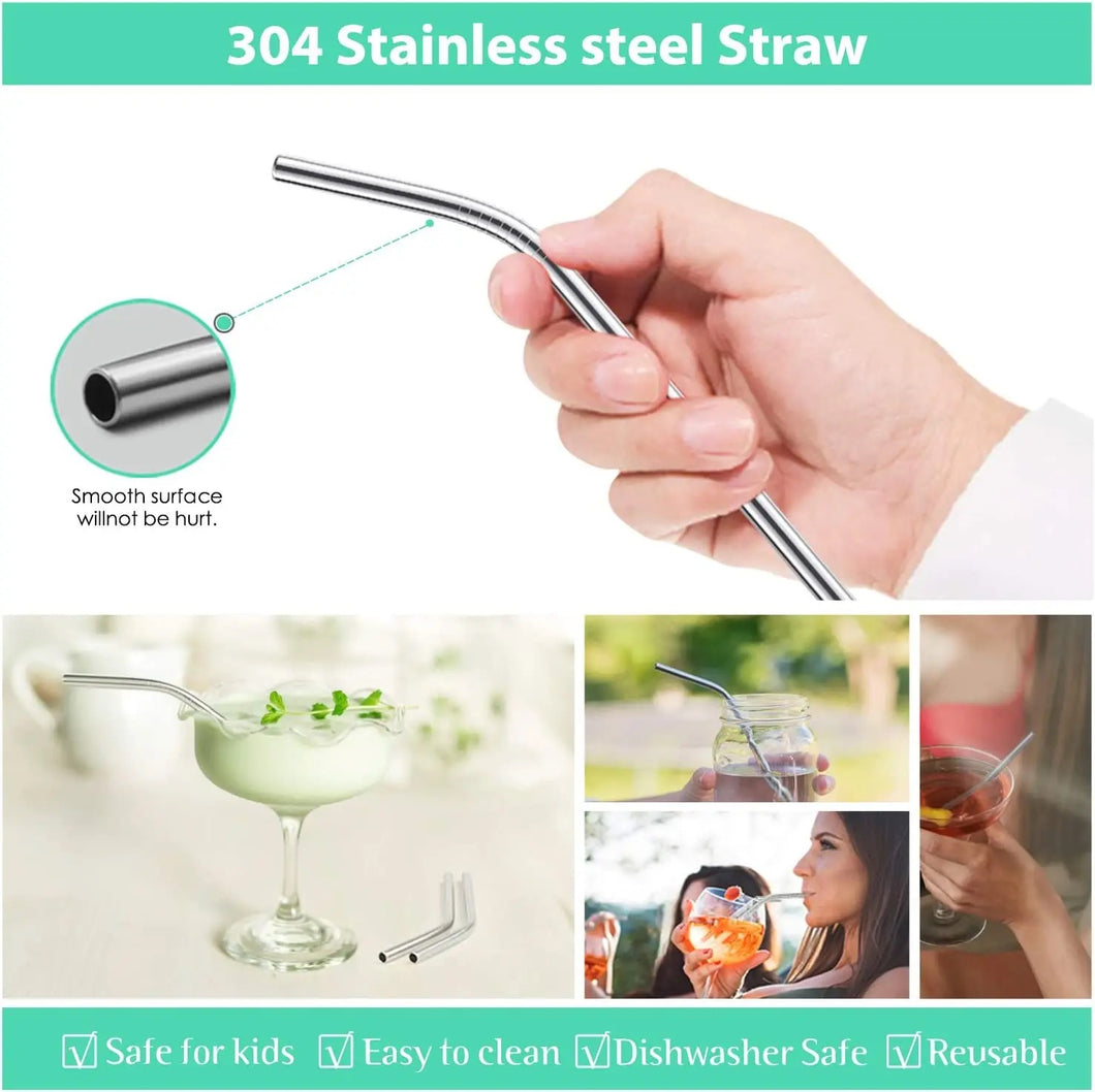 Stainless steel Straw Set - (SA113)