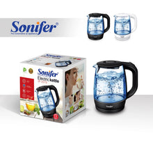 Load image into Gallery viewer, Sonifer Glass Electric Kettle - (SA118)
