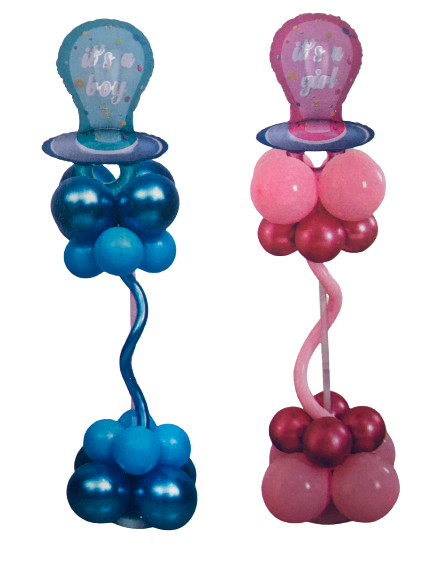 It’s boy/girl balloons with stand - (RA47)