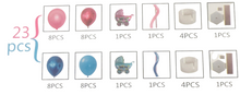Load image into Gallery viewer, It’s boy/girl balloons with stand - (RA49)

