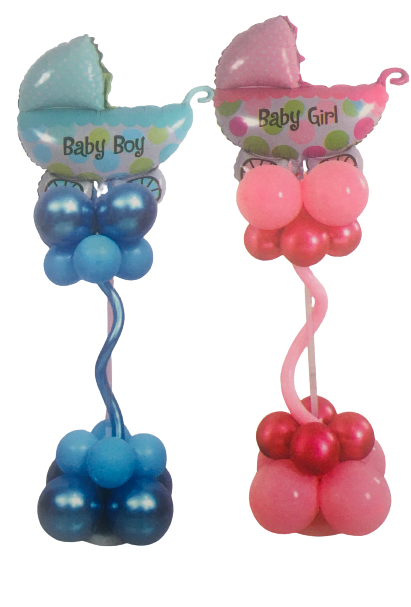 It’s boy/girl balloons with stand - (RA49)