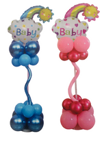 Load image into Gallery viewer, It’s boy/girl balloons with stand - (RA48)
