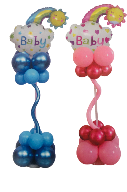 It’s boy/girl balloons with stand - (RA48)