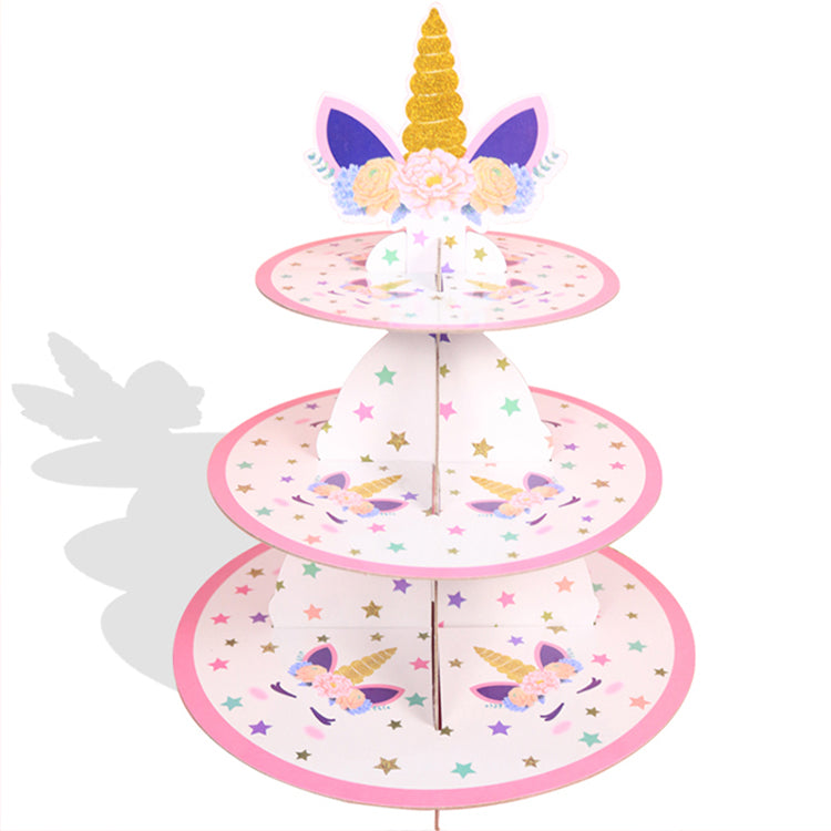 3 Layer Paper Cake Stand - (RA20)