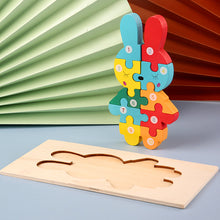 Load image into Gallery viewer, 3D animal Wooden Puzzle Board - (MJ8)
