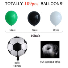 Load image into Gallery viewer, 109pcs Soccer Party Balloon Garland Kit - (RA14)
