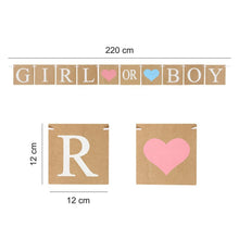 Load image into Gallery viewer, Girl Or Boy Letter Banner - (RA1)
