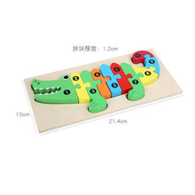 Load image into Gallery viewer, 3D animal Wooden Puzzle Board - (MJ8)
